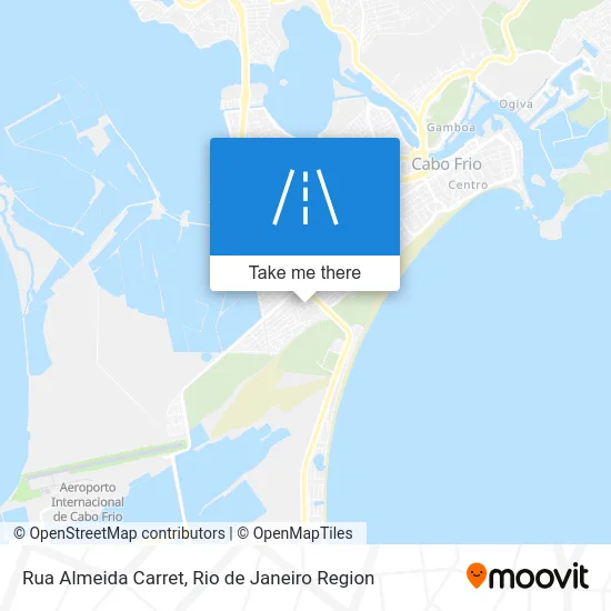 Rua Almeida Carret map