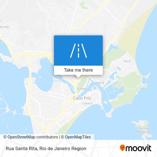 Rua Santa Rita map