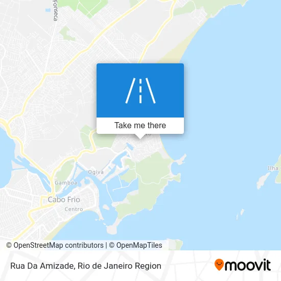 Rua Da Amizade map