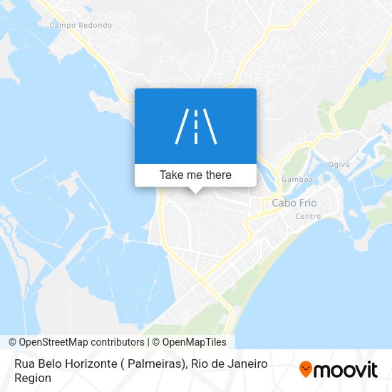 Rua Belo Horizonte ( Palmeiras) map