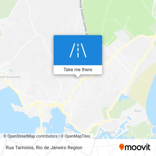 Rua Tamoios map