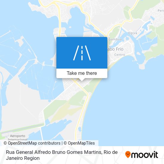 Rua General Alfredo Bruno Gomes Martins map