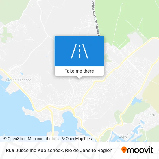 Rua Juscelino Kubischeck map