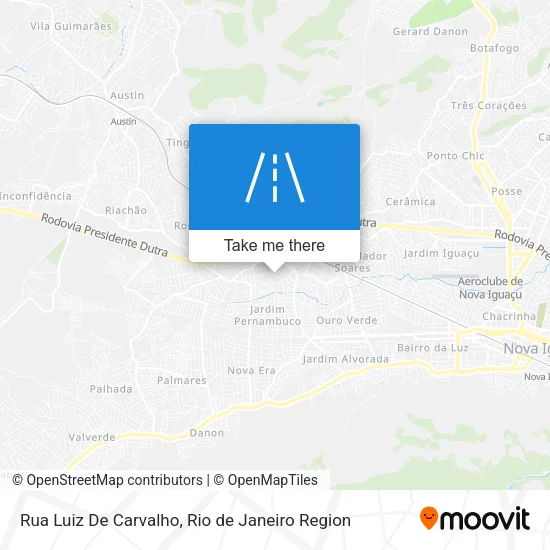 Rua Luiz De Carvalho map