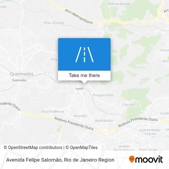Avenida Felipe Salomão map