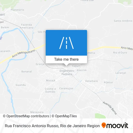 Rua Francisco Antonio Russo map