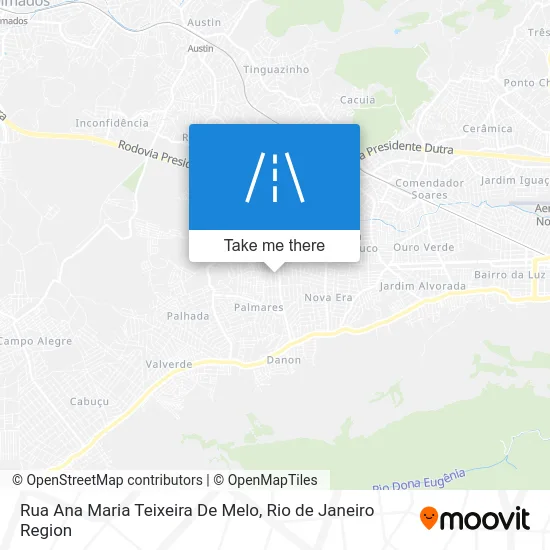 Rua Ana Maria Teixeira De Melo map