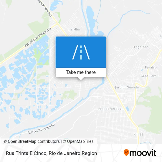 Rua Trinta E Cinco map