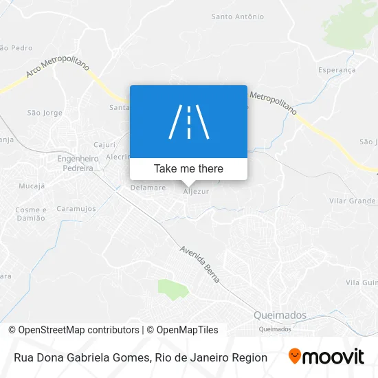 Rua Dona Gabriela Gomes map