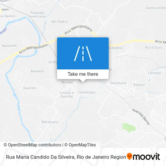 Rua Maria Candido Da Silveira map