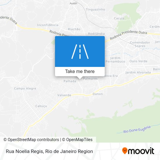 Rua Noelia Regis map