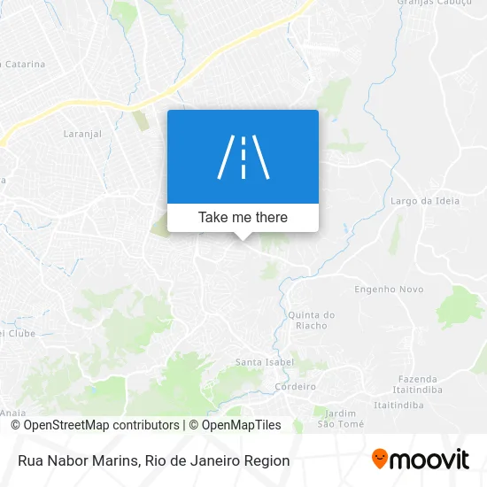 Rua Nabor Marins map