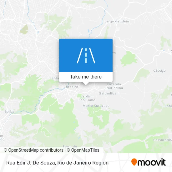 Rua Edir J. De Souza map