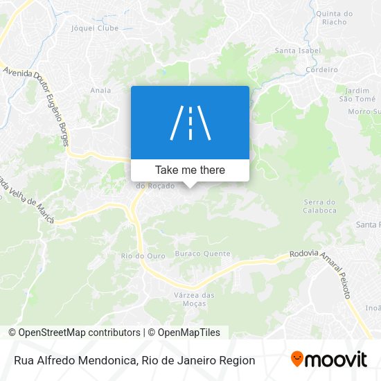Rua Alfredo Mendonica map