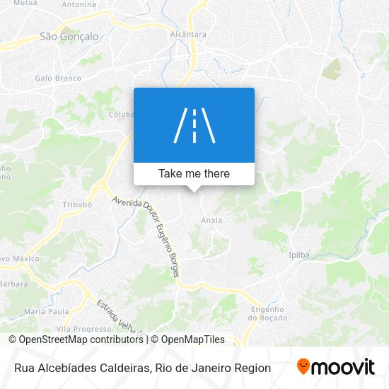 Rua Alcebíades Caldeiras map