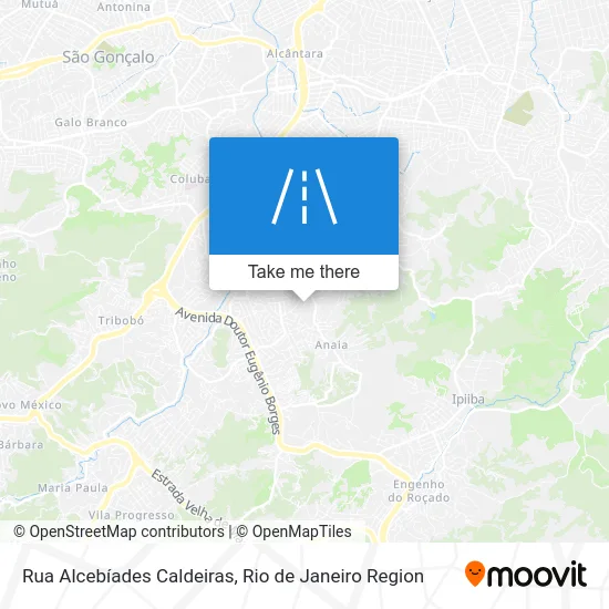 Rua Alcebíades Caldeiras map