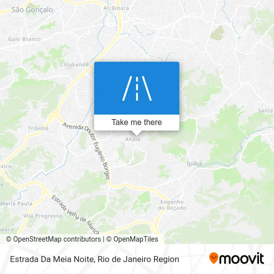 Estrada Da Meia Noite map