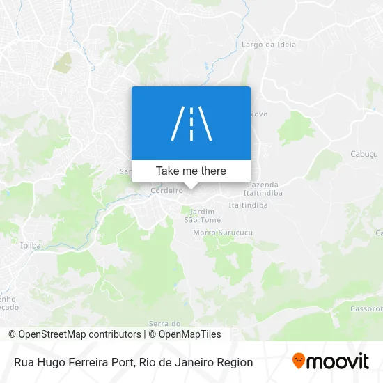 Rua Hugo Ferreira Port map