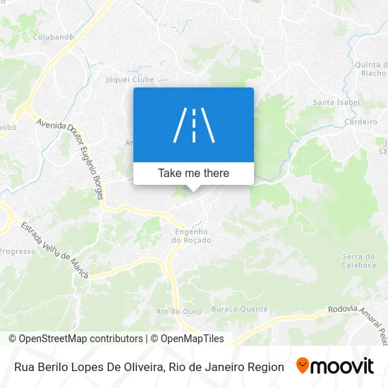 Rua Berilo Lopes De Oliveira map