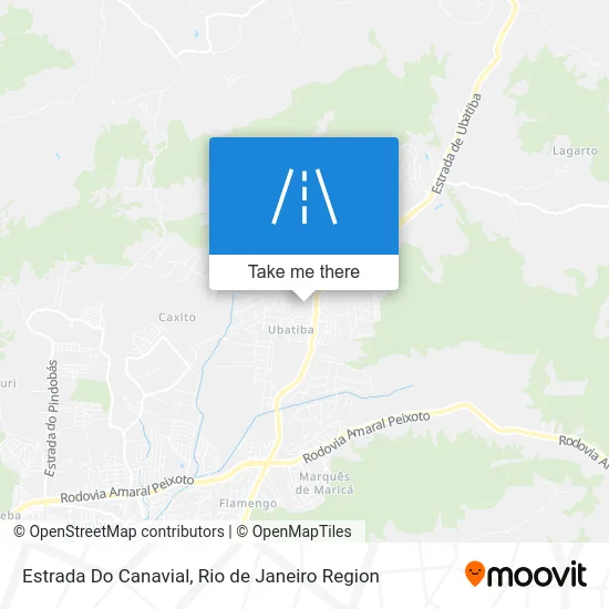 Estrada Do Canavial map