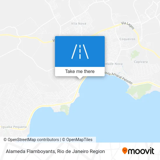 Alameda Flamboyants map