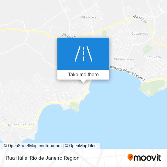 Rua Itália map