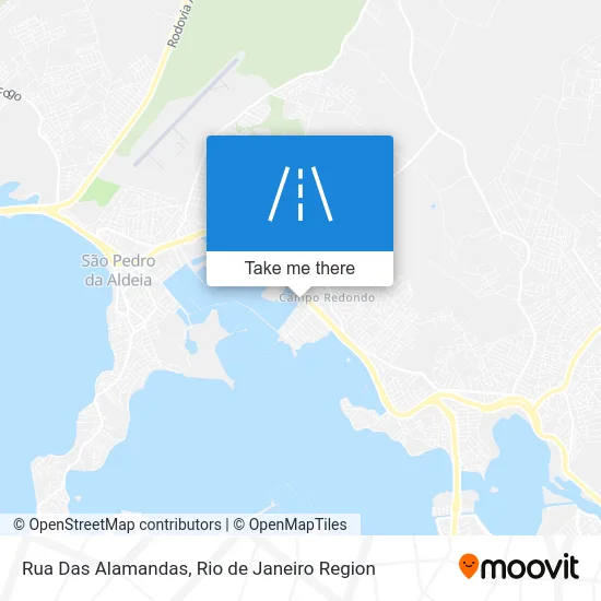 Rua Das Alamandas map