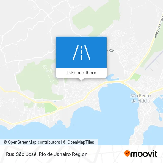 Rua São José map