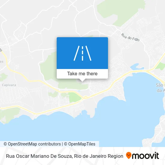 Rua Oscar Mariano De Souza map