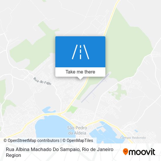 Rua Albina Machado Do Sampaio map