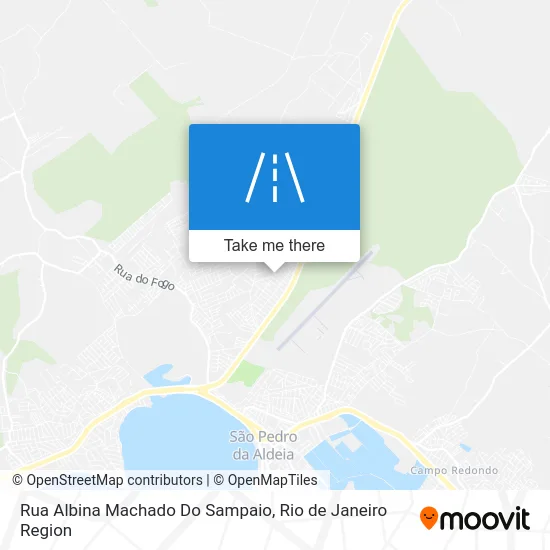 Rua Albina Machado Do Sampaio map