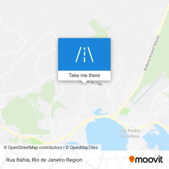 Rua Bahia map
