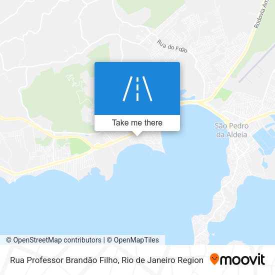 Rua Professor Brandão Filho map