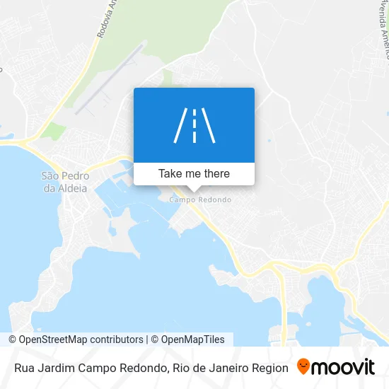 Rua Jardim Campo Redondo map