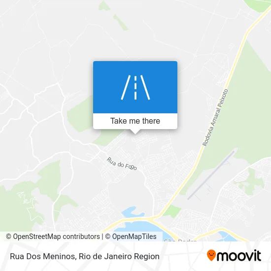Rua Dos Meninos map