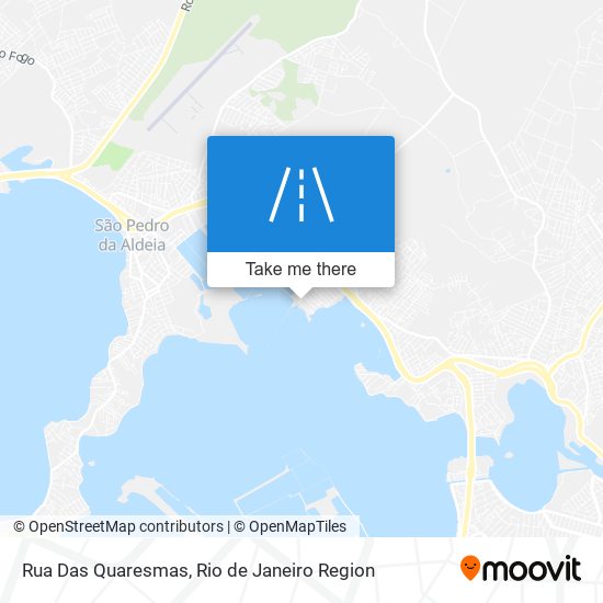 Mapa Rua Das Quaresmas