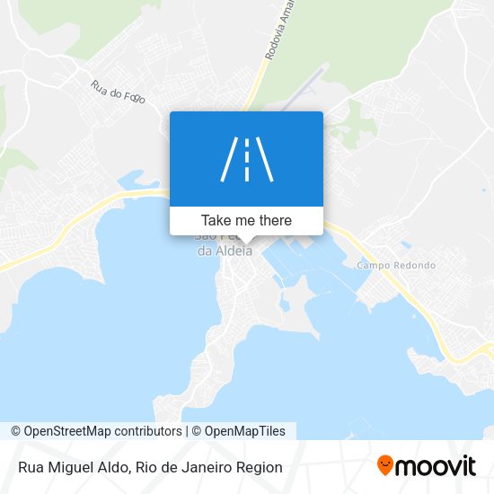 Rua Miguel Aldo map