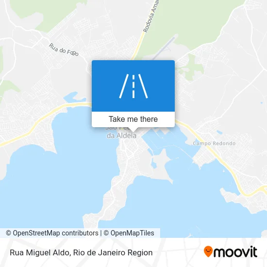 Rua Miguel Aldo map