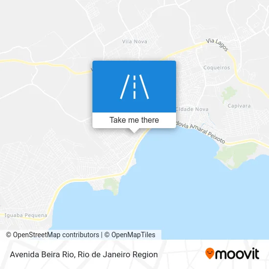 Avenida Beira Rio map