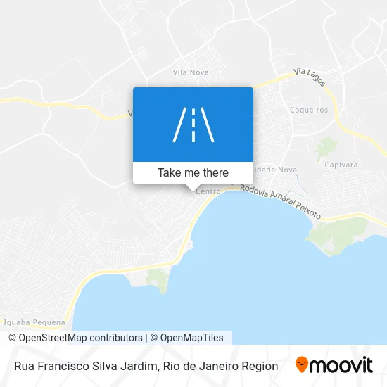 Rua Francisco Silva Jardim map
