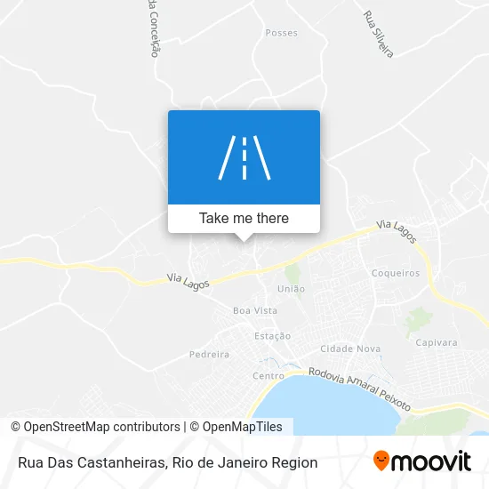 Rua Das Castanheiras map
