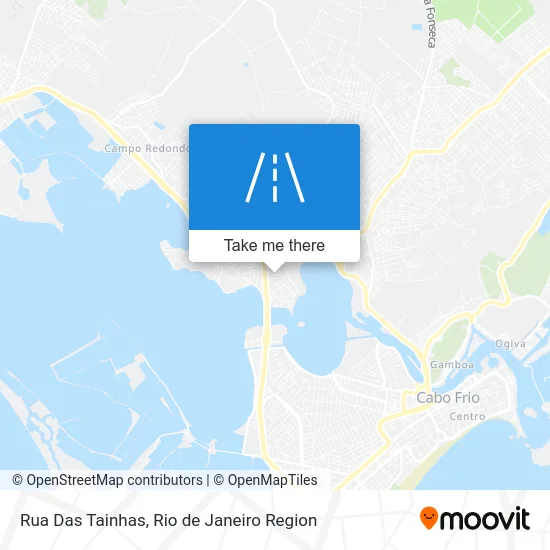 Rua Das Tainhas map
