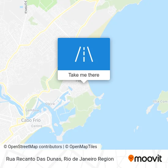 Rua Recanto Das Dunas map