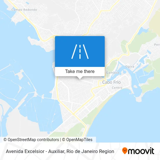 Avenida Excelsior - Auxiliar map