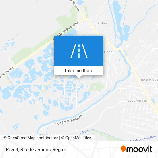 Rua 8 map