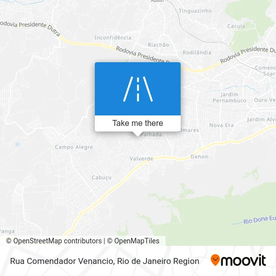 Rua Comendador Venancio map
