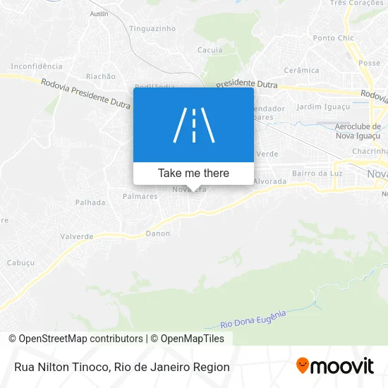 Rua Nilton Tinoco map
