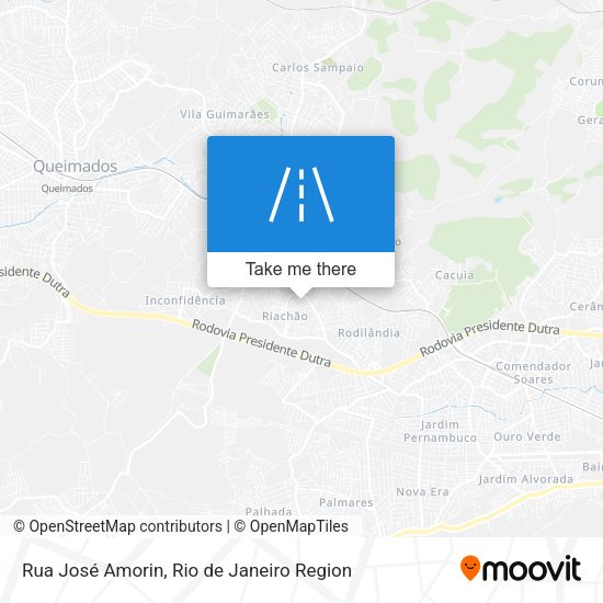 Rua José Amorin map