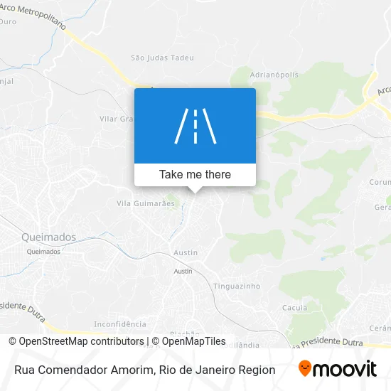Rua Comendador Amorim map