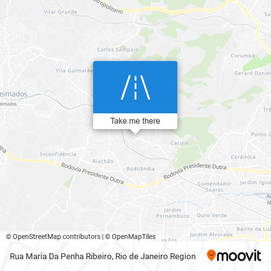 Rua Maria Da Penha Ribeiro map